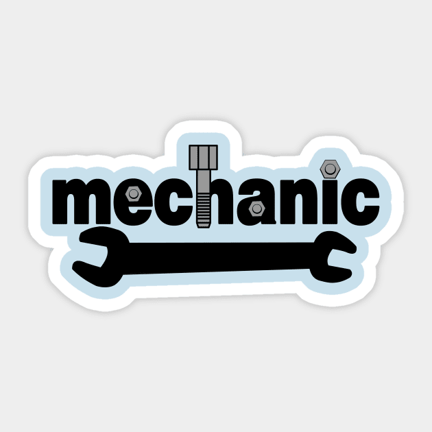 Mechanic Nuts and Bolts Text Sticker by Barthol Graphics